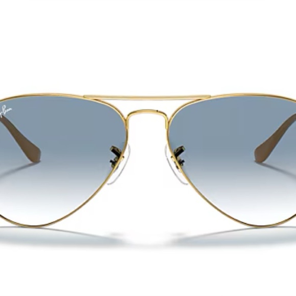 Ray-Ban Aviator Sunglasses Gold/blue Lens